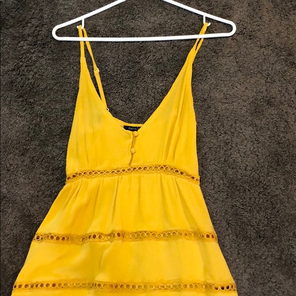 Cute yellow summer dress or coverup - Picture 1 of 3